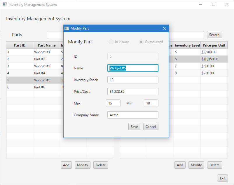 GitHub - clstephenson/inventory-system: This JavaFX project from ...